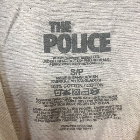 The Police North American Tour Rock Band T-Shirt Small - Picture 4 of 4